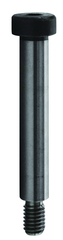 M10 x 30 - Black Finish Heat Treated Alloy Steel - Shoulder Screws - Socket Head - Industrial Tool & Supply