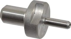 Jergens - 0.1401" Nose Diam, 7/16" Nose Length, 5/8" Collar Diam, Slip Fit Round Straight Locating Pin - Low Carbon Steel, 5/16" Tail Diam, 1-3/16" OAL, +0.0000" Tolerance - Industrial Tool & Supply