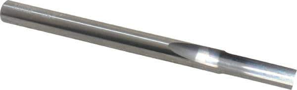 Onsrud - 1/4" Diam, 1/4" Shank Diam, 3/4" Length of Cut, 1 Flute Single Edge Straight Router Bit - 3-1/4" Overall Length, Left Hand Cut, Solid Carbide - Industrial Tool & Supply