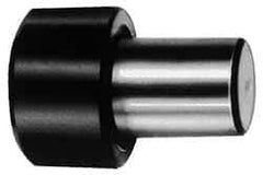 Gibraltar - 31/32" OAL, 1/2" Head Height, 5/8" OD, Low Carbon Steel, Ground, Press Fit Rest Button - Black Oxide Coating, 3/8" Pin Diam - Industrial Tool & Supply