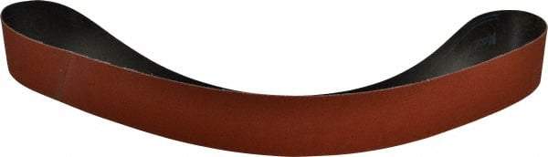 3M - 2" Wide x 48" OAL, 80 Grit, Ceramic Abrasive Belt - Ceramic, Medium, Coated, YF Weighted Cloth Backing, Wet/Dry, Series 777F - Industrial Tool & Supply