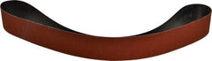 3M - 2" Wide x 48" OAL, 80 Grit, Ceramic Abrasive Belt - Ceramic, Medium, Coated, YF Weighted Cloth Backing, Wet/Dry, Series 777F - Industrial Tool & Supply