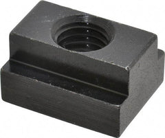 Jergens - 1/2-13 Blind Tapped T Slot Nut - 9/16" Slot Width, 7/8 x 11/32" Base Width x Height, 1-1/8 x 5/8" OAL x Height - Industrial Tool & Supply