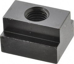 Jergens - 3/4-10 Blind Tapped T Slot Nut - 1-1/16" Slot Width, 1-5/8 x 1-1/16" Base Width x Height, 2 x 1-1/4" OAL x Height - Industrial Tool & Supply