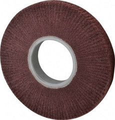 3M - 8" Diam Aluminum Oxide Finishing Flap Wheel - 3" Hole, 1" Wide, Density 5, Nonwoven, Fine Grade, 3,200 Max RPM - Industrial Tool & Supply