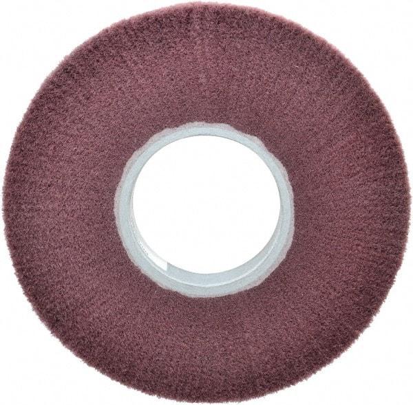 3M - 8" Diam Aluminum Oxide Finishing Flap Wheel - 3" Hole, 1" Wide, Density 5, Nonwoven, Very Fine Grade, 3,200 Max RPM - Industrial Tool & Supply