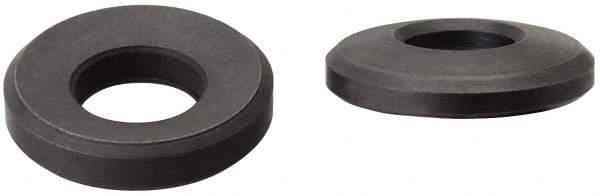 Gibraltar - 7/8" Bolt, Black Oxide, Case Hardened Steel, Spherical Washer Assembly - 1" Female, 15/16" Male Inside x 1-3/4" OD, 3/8" Thick, 2-1/2" Radius, 12L14 Grade - Industrial Tool & Supply