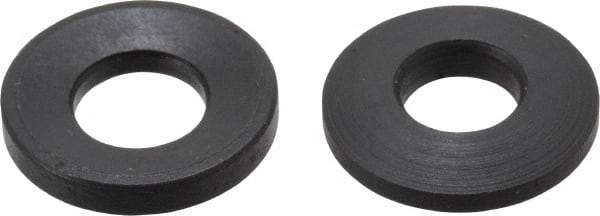 Jergens - 1/4" Bolt, Black Oxide, Steel, Spherical Washer Assembly - 19/64" Female, 17/64" Male Inside x 5/8" OD, 3/16" Thick, 1" Radius - Industrial Tool & Supply