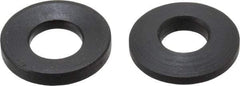 Jergens - 1/4" Bolt, Black Oxide, Steel, Spherical Washer Assembly - 19/64" Female, 17/64" Male Inside x 5/8" OD, 3/16" Thick, 1" Radius - Industrial Tool & Supply