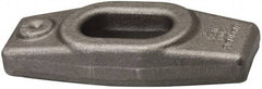 Jergens - 3/4" Stud, 2" Travel, 8" OAL x 2-1/8" Overall Width x 1-1/8" Overall Height, Heel Clamp - Grade C-1030/C-1035 Forged Steel, 2" Long x 13/16" Wide Slot, 3" Length x 1-1/2" Width x 3/4" Tapered Height - Industrial Tool & Supply