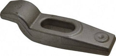 Jergens - 6" OAL x 1-3/4" Overall Width x 1-9/16" Overall Height, Gooseneck Clamp - Grade C-1030/C-1035 Forged Steel, 7/16" Nose Height x 1-1/4" Nose Width, 1" Slot Len x 11/16" Slot Width, 1-1/8" Neck Len - Industrial Tool & Supply