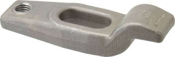 Jergens - 6" OAL x 1-3/4" Overall Width x 1-9/16" Overall Height, Gooseneck Clamp - Grade C-1030/C-1035 Forged Steel, 7/16" Nose Height x 1-1/4" Nose Width, 1" Slot Len x 11/16" Slot Width, 1-1/8" Neck Len - Industrial Tool & Supply