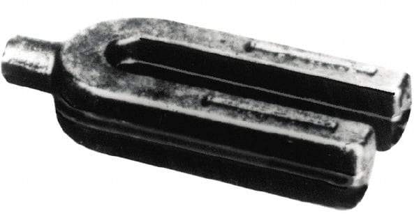 Jergens - 2-3/4" Wide x 1-1/4" High, Forged Steel, U Shaped Strap Clamp - 7/8" Stud, 7-1/2" Travel, 10" OAL, 15/16" Slot Width - Industrial Tool & Supply