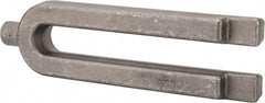 Jergens - 3-1/4" Wide x 1-3/8" High, Forged Steel, U Shaped Strap Clamp - 1" Stud, 9-1/8" Travel, 12" OAL, 1-1/16" Slot Width - Industrial Tool & Supply