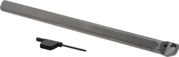 Seco - 0.812" Min Bore Diam, 10" OAL, 5/8" Shank Diam, SCLC Indexable Boring Bar - CCMT Insert, Screw Holding Method - Industrial Tool & Supply