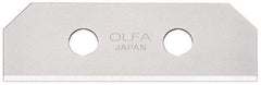 Olfa - 10 Piece Steel Safety Blade - 2-1/8" OAL - Industrial Tool & Supply