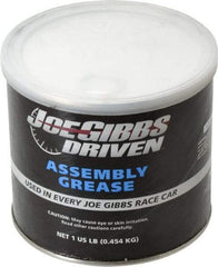 Joe Gibbs Driven Racing Oil - 1 Lb Tub Calcium Extreme Pressure Grease - Brown, Extreme Pressure, 158°F Max Temp, NLGIG 1-1/2, - Industrial Tool & Supply