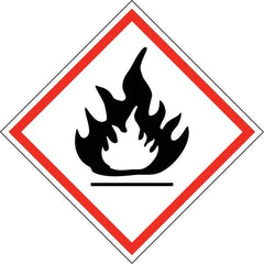 NMC - Blank GHS Shipping Labels - 4" High x 4" Wide - Industrial Tool & Supply