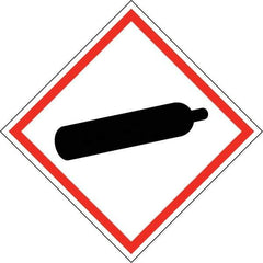 NMC - Blank GHS Shipping Labels - 4" High x 4" Wide - Industrial Tool & Supply
