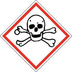 NMC - Blank GHS Shipping Labels - 4" High x 4" Wide - Industrial Tool & Supply