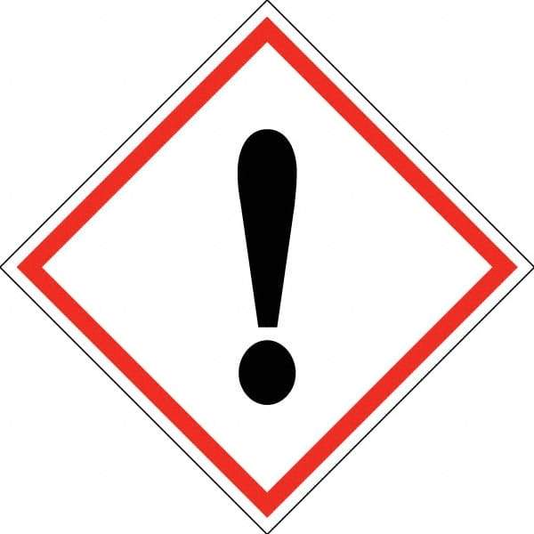 NMC - Blank GHS Shipping Labels - 4" High x 4" Wide - Industrial Tool & Supply