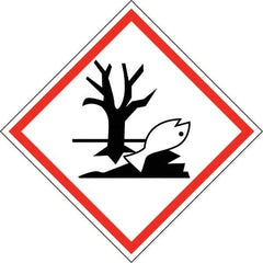 NMC - Blank GHS Shipping Labels - 4" High x 4" Wide - Industrial Tool & Supply
