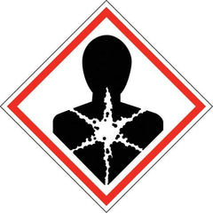 NMC - Blank GHS Shipping Labels - 4" High x 4" Wide - Industrial Tool & Supply