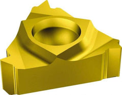 Sandvik Coromant - 166.0011 A Grade 1020, Internal Whitworth Threading Insert - 14 TPI Int Pitch, Right Hand Insert, Carbide - Industrial Tool & Supply