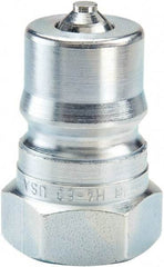 Parker - 1-1/16-12 SAE ORB Steel Hydraulic Hose Female Straight Thread Nipple - 2,500 psi, 28 GPM, Series 60 - Industrial Tool & Supply