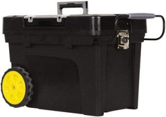 Stanley - Mobile Tool Chest - 14-15/32" Wide x 14-15/32" Deep x 16-3/4" High, Polypropylene Resin, Black - Industrial Tool & Supply