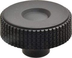 Elesa - 1.97" Head, Knurled Knob - Female Insert, Plastic - Industrial Tool & Supply