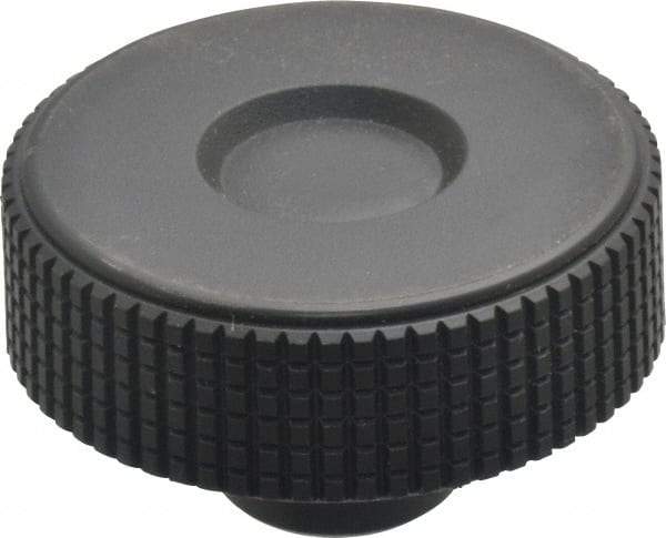 Elesa - 2.36" Head, Knurled Knob - Female Insert, Plastic - Industrial Tool & Supply