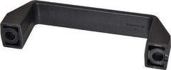 Elesa - 5.19" Center to Center, 1.06" Wide Handle, Black Matte Finish Plastic Pull Handle - 5.9" Long, 1.77" High - Industrial Tool & Supply