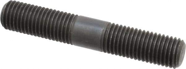 Jergens - M16x2.0 95mm OAL Equal Double Threaded Stud - Alloy Steel, Black Oxide Finish, 36mm Equal Thread Length, Metric - Industrial Tool & Supply