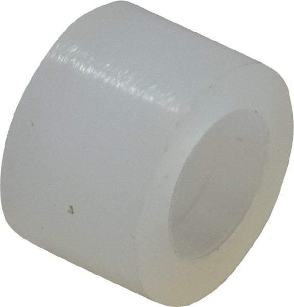 Electro Hardware - 0.116" ID x 3/16" OD, #4 Screw, Grade 101 Nylon Female Unthreaded Circuit Board Spacer - Round Body, Uncoated, 1/8" OAL - Industrial Tool & Supply