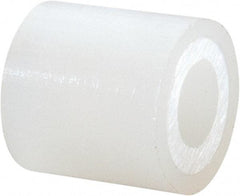 Electro Hardware - 0.089" ID x 3/16" OD, #2 Screw, Grade 101 Nylon Female Unthreaded Circuit Board Spacer - Round Body, Uncoated, 3/16" OAL - Industrial Tool & Supply