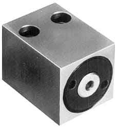 Jergens - 1.22" Effective Piston Area, 5/8" Operation Stroke Length, 0.77 Cu In Operating Volume, Single-Acting Block Clamp Cylinder - 5,000 psi, 6,100 Lb Max Output Force - Industrial Tool & Supply