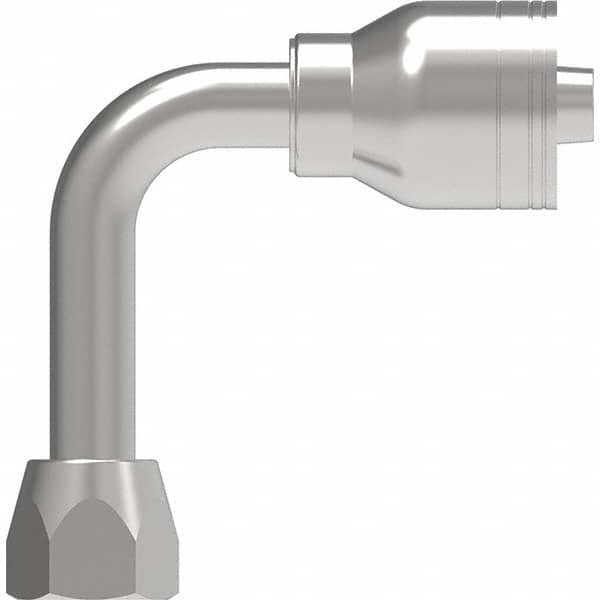 Eaton - Hydraulic Hose Fittings & Couplings Type: Female JIC Swivel, 90 Degree Elbow, Long Drop Hose Diameter: 1-1/16 (Inch) - Industrial Tool & Supply