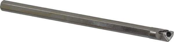 Hertel - 0.285" Min Bore Diam, 4" OAL, 1/4" Shank Diam, HBBG Indexable Boring Bar - 1" Max Bore Depth, WPGT Insert, Screw Holding Method - Industrial Tool & Supply