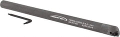 Hertel - 0.54" Min Bore Diam, 8" OAL, 1/2" Shank Diam, HBBQ Indexable Boring Bar - 5" Max Bore Depth, WPGT Insert, Screw Holding Method - Industrial Tool & Supply