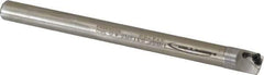 Hertel - 0.36" Min Bore Diam, 4" OAL, 5/16" Shank Diam, HBBF Indexable Boring Bar - 1-1/4" Max Bore Depth, TD.. Insert, Screw Holding Method - Industrial Tool & Supply