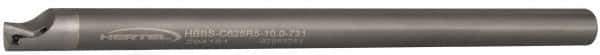 Hertel - 0.731" Min Bore Diam, 10" OAL, 5/8" Shank Diam, HBBS Indexable Boring Bar - 8" Max Bore Depth, TD.., TP.. Insert, Screw Holding Method - Industrial Tool & Supply
