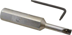 Hertel - 0.23" Min Bore Diam, 2-3/4" OAL, 1/2" Shank Diam, HBBC Indexable Boring Bar - 1" Max Bore Depth, CD.. Insert, Screw Holding Method - Industrial Tool & Supply