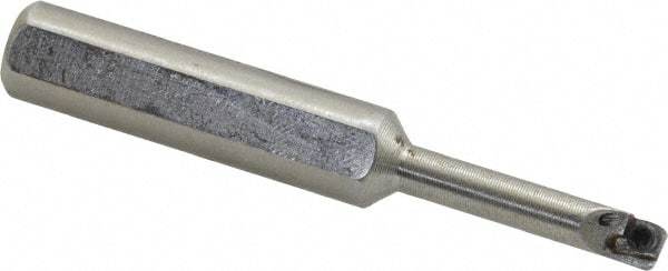 Hertel - 0.208" Min Bore Diam, 2-1/2" OAL, 3/8" Shank Diam, HBBC Indexable Boring Bar - 1" Max Bore Depth, CD.. Insert, Screw Holding Method - Industrial Tool & Supply