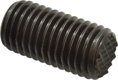 Fairlane - Serrated Tooth, 3/4-10, 5/16" Internal Hex, 1-1/2" Thread Length, Black Oxide Finish, Fully Threaded, Adjustable Positioning Gripper - Fine Tooth Grade - Industrial Tool & Supply