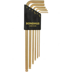 Bondhus - Hex Key Sets Tool Type: Hex Handle Type: L-Key Long Arm - Industrial Tool & Supply