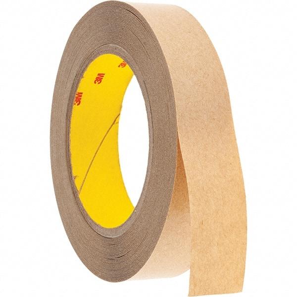 3M - 1" x 36 Yd Acrylic Adhesive Double Sided Tape - 4 mil Thick, Clear, Polyester Film Liner - Industrial Tool & Supply