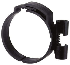 ZSI - 1/2" Pipe, 3/8" Rod, 7/8" Tube Diam, Cushion Clamp - Black, 150 Lb Capacity, Polyamide - Industrial Tool & Supply