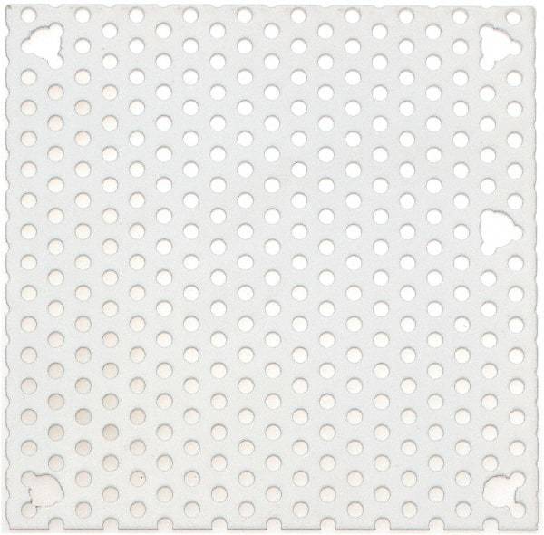 Cooper B-Line - 4-1/4" OAW x 4-1/4" OAH Powder Coat Finish Electrical Enclosure Perforated Panel - 6" x 6" Box, 16 Gauge Steel, Use with 664-1 - Industrial Tool & Supply