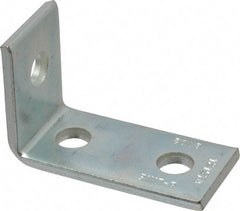 Cooper B-Line - Zinc Plated Carbon Steel 90° Strut Fitting - 1/2" Bolt, 3 Holes, Used with Cooper B Line Channel & Strut (All Sizes Except B62 & B72) - Industrial Tool & Supply